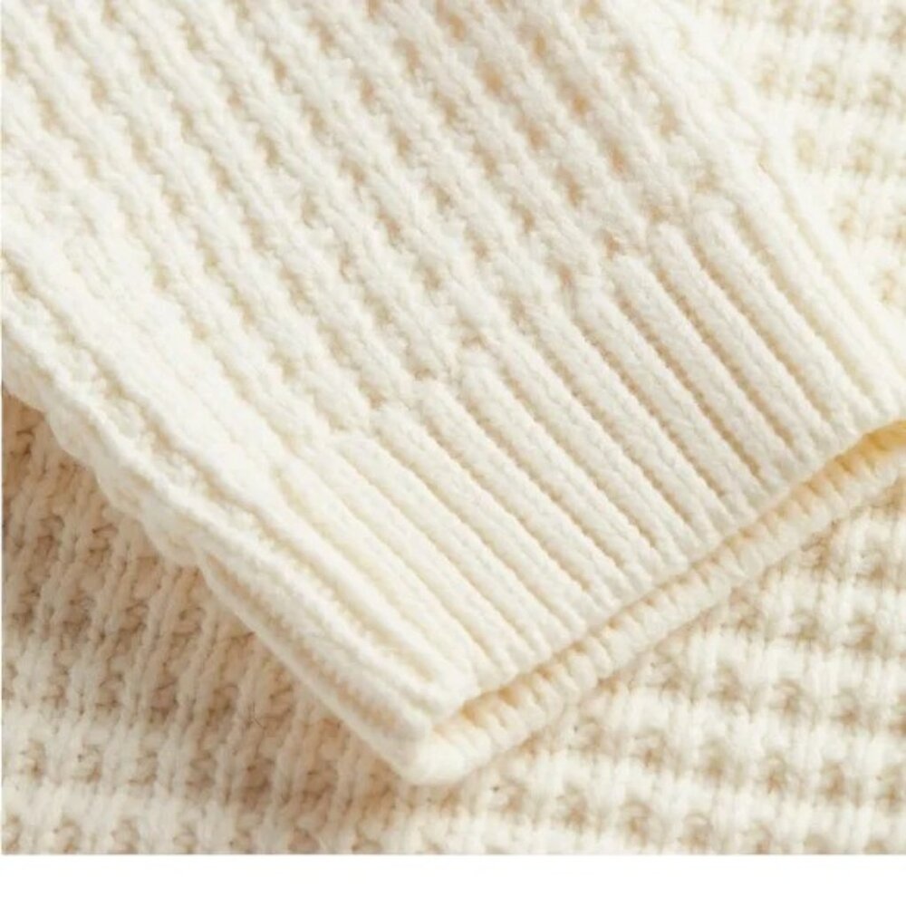 EXPRESS TEXTURED FRINGE BUTTON FRONT SWEATER CARD… - image 5